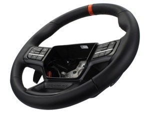 Ford F-150 Raptor Steering Wheel Kit - Ford Racing - Incl. Trim Pieces/Controls/Paddle Shifters - Black - `21-`24